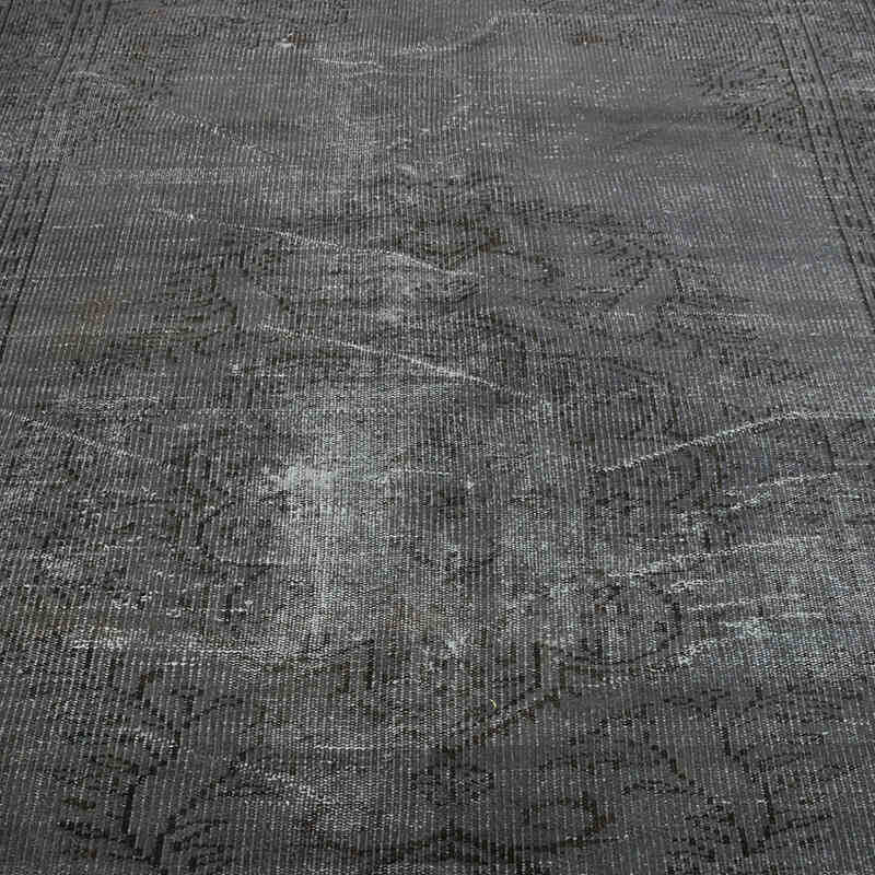 Over-dyed Vintage Hand-Knotted Turkish Rug - 5' 5" x 8' 8" (65" x 104") - K0081854