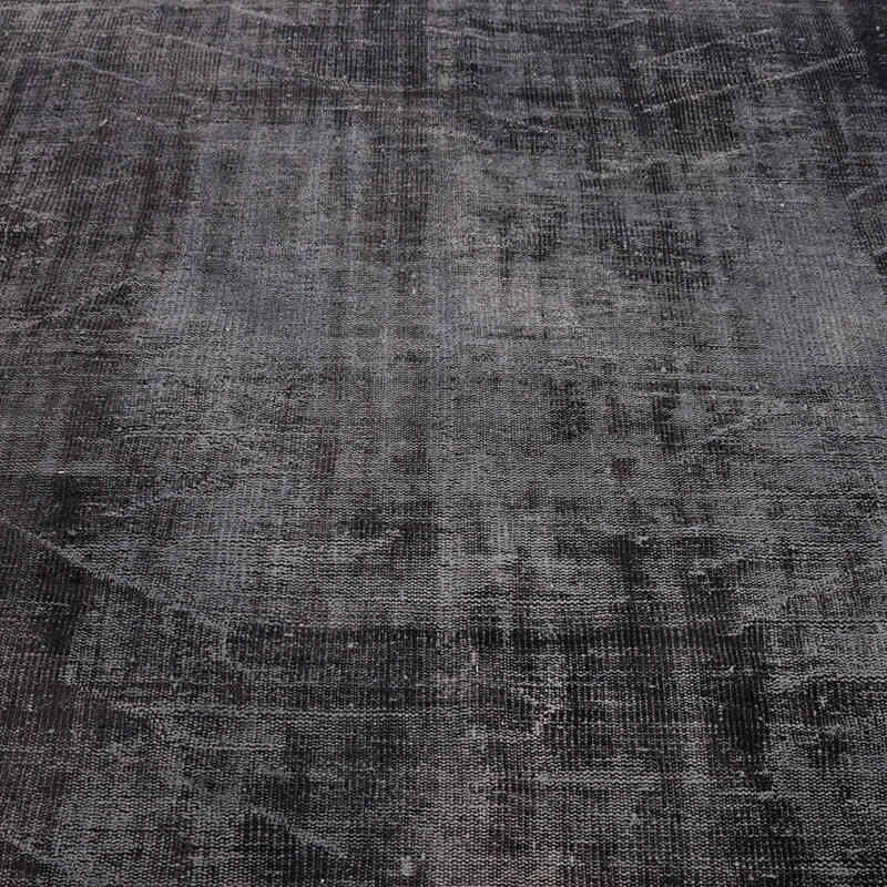 Over-dyed Vintage Hand-Knotted Turkish Rug - 7' 1" x 8' 10" (85" x 106") - K0081855