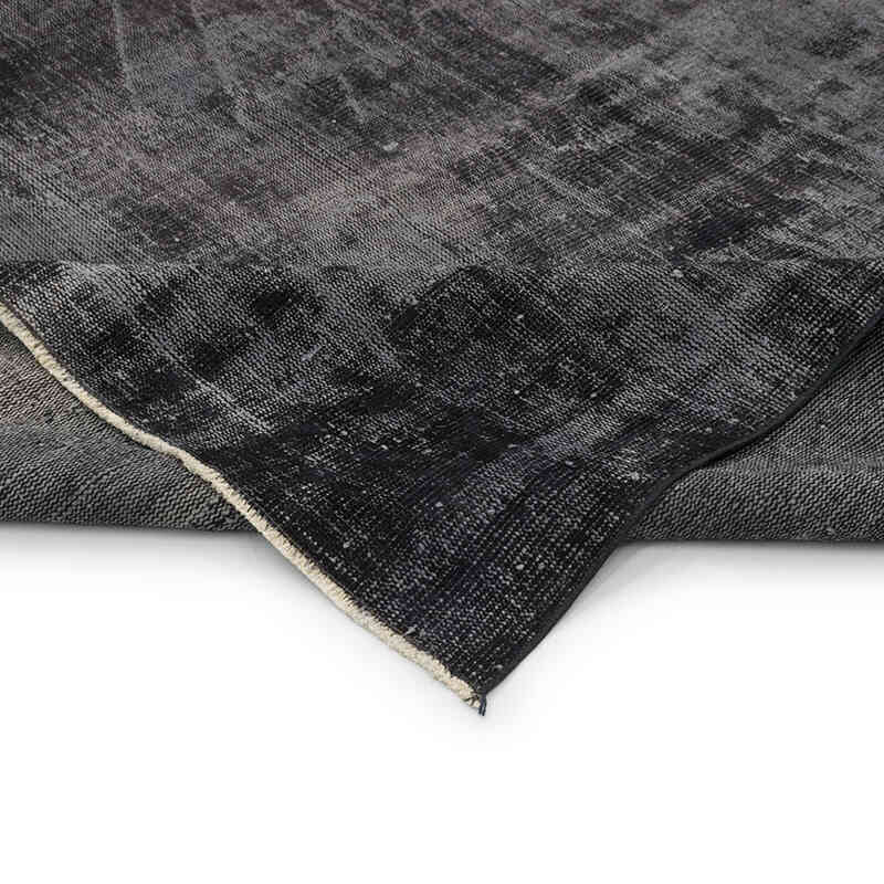 Over-dyed Vintage Hand-Knotted Turkish Rug - 7' 1" x 8' 10" (85" x 106") - K0081855