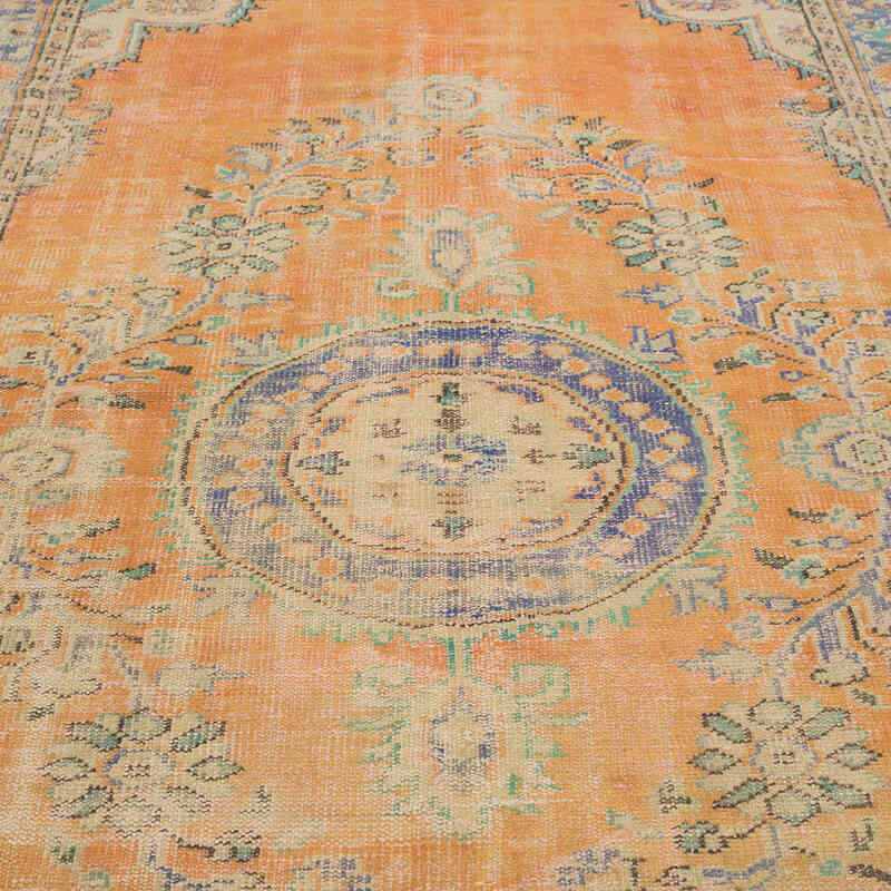 Vintage Turkish Hand-Knotted Rug - 5' 10" x 9' 5" (70" x 113") - K0081857