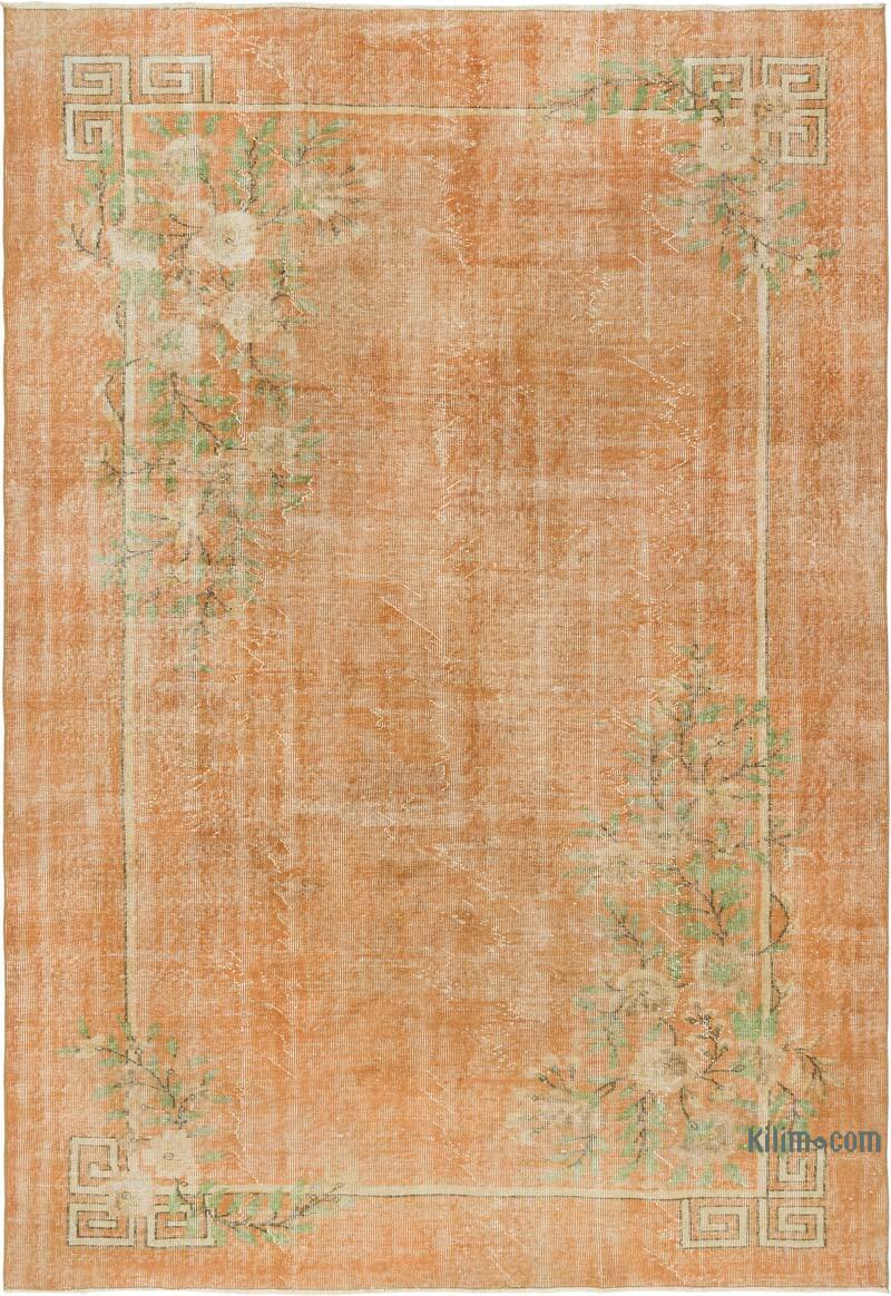 Alfombra Vintage Turca Anudada a Mano - 205 cm x 300 cm - K0081858