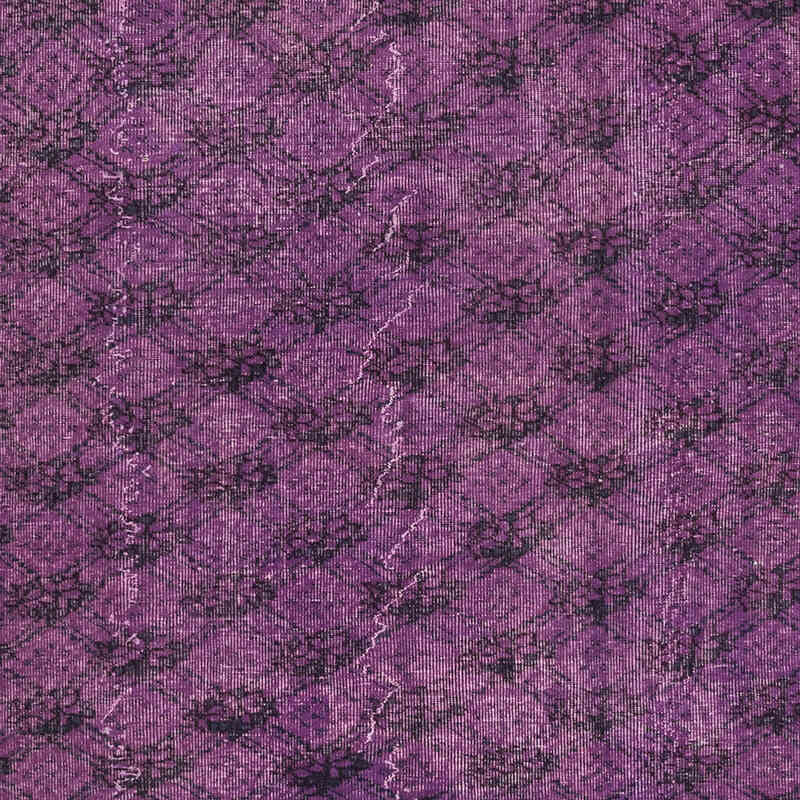 Over-dyed Vintage Hand-Knotted Turkish Rug - 5'  x 8' 6" (60" x 102") - K0081860