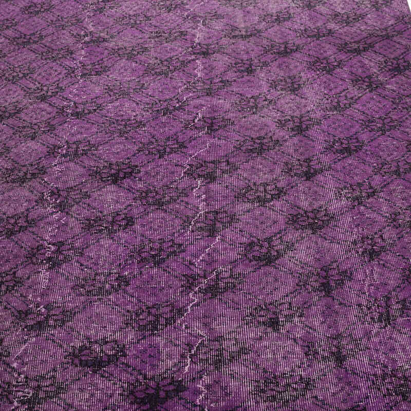 Over-dyed Vintage Hand-Knotted Turkish Rug - 5'  x 8' 6" (60" x 102") - K0081860