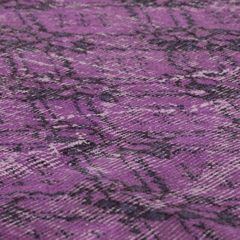 Over-dyed Vintage Hand-Knotted Turkish Rug - 5'  x 8' 6" (60" x 102") - K0081860