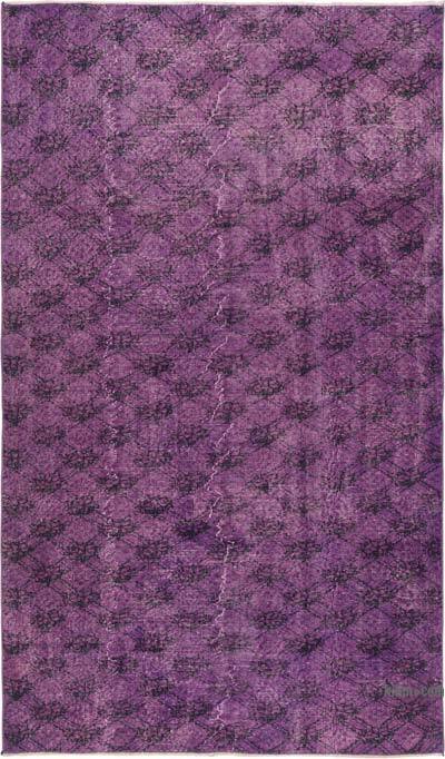 Alfombra Turca Vintage Sobre-teñida - 152 cm x 258 cm