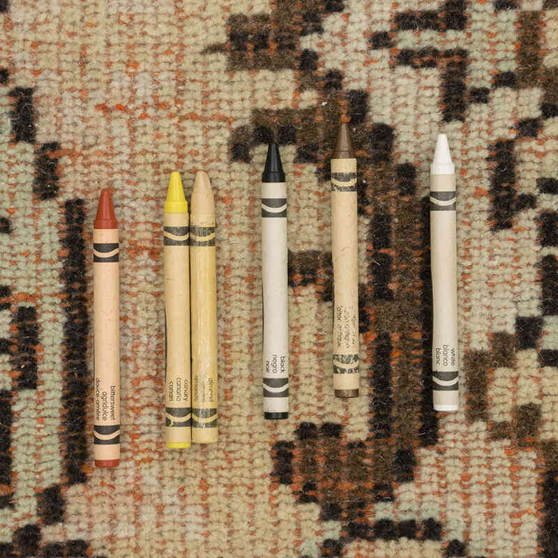 Alfombra Vintage Turca Anudada a Mano - 167 cm x 261 cm - K0081861