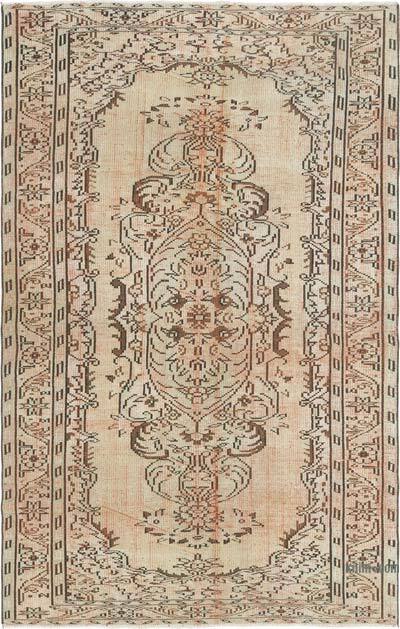 Alfombra Vintage Turca Anudada a Mano - 167 cm x 261 cm