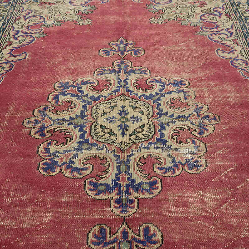 Vintage Turkish Hand-Knotted Rug - 6' 3" x 9' 6" (75" x 114") - K0081862