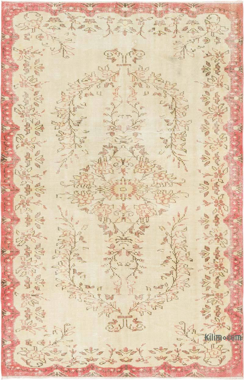 Vintage Turkish Hand-Knotted Rug - 5' 9" x 8' 11" (69" x 107") - K0081864