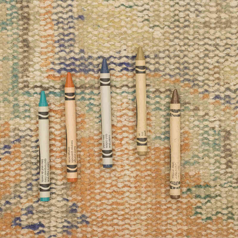 Vintage Turkish Hand-Knotted Rug - 6' 1" x 9' 2" (73" x 110") - K0081865