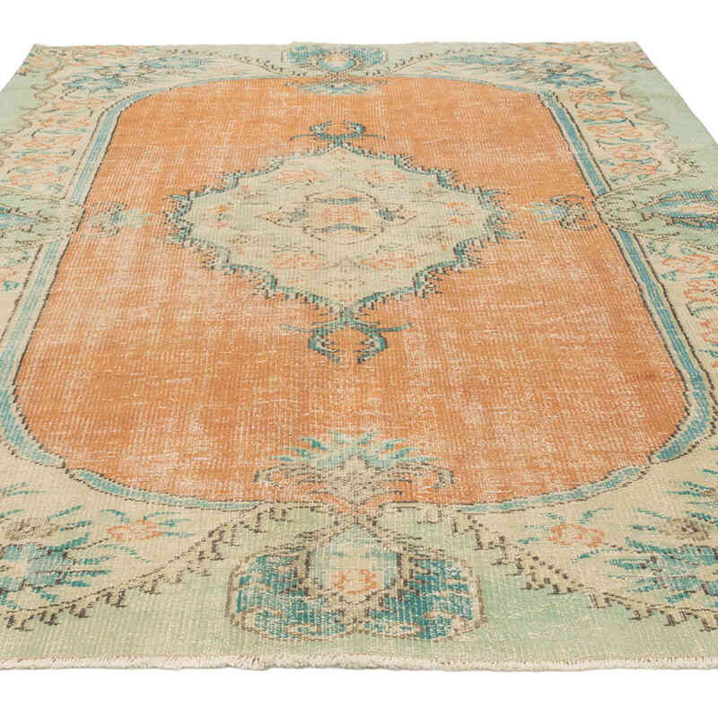 Alfombra Vintage Turca Anudada a Mano - 186 cm x 268 cm - K0081869