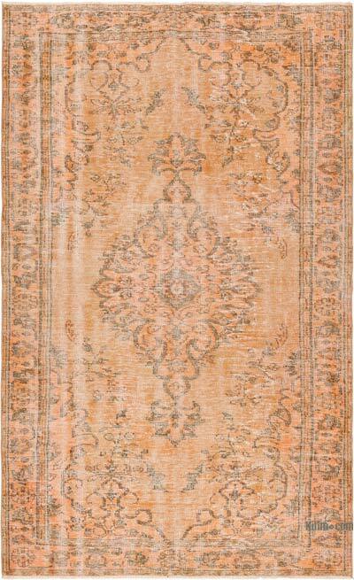 Alfombra Turca Vintage Sobre-teñida - 171 cm x 285 cm