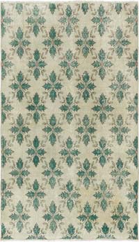 Alfombra Vintage Turca Anudada a Mano - 118 cm x 203 cm