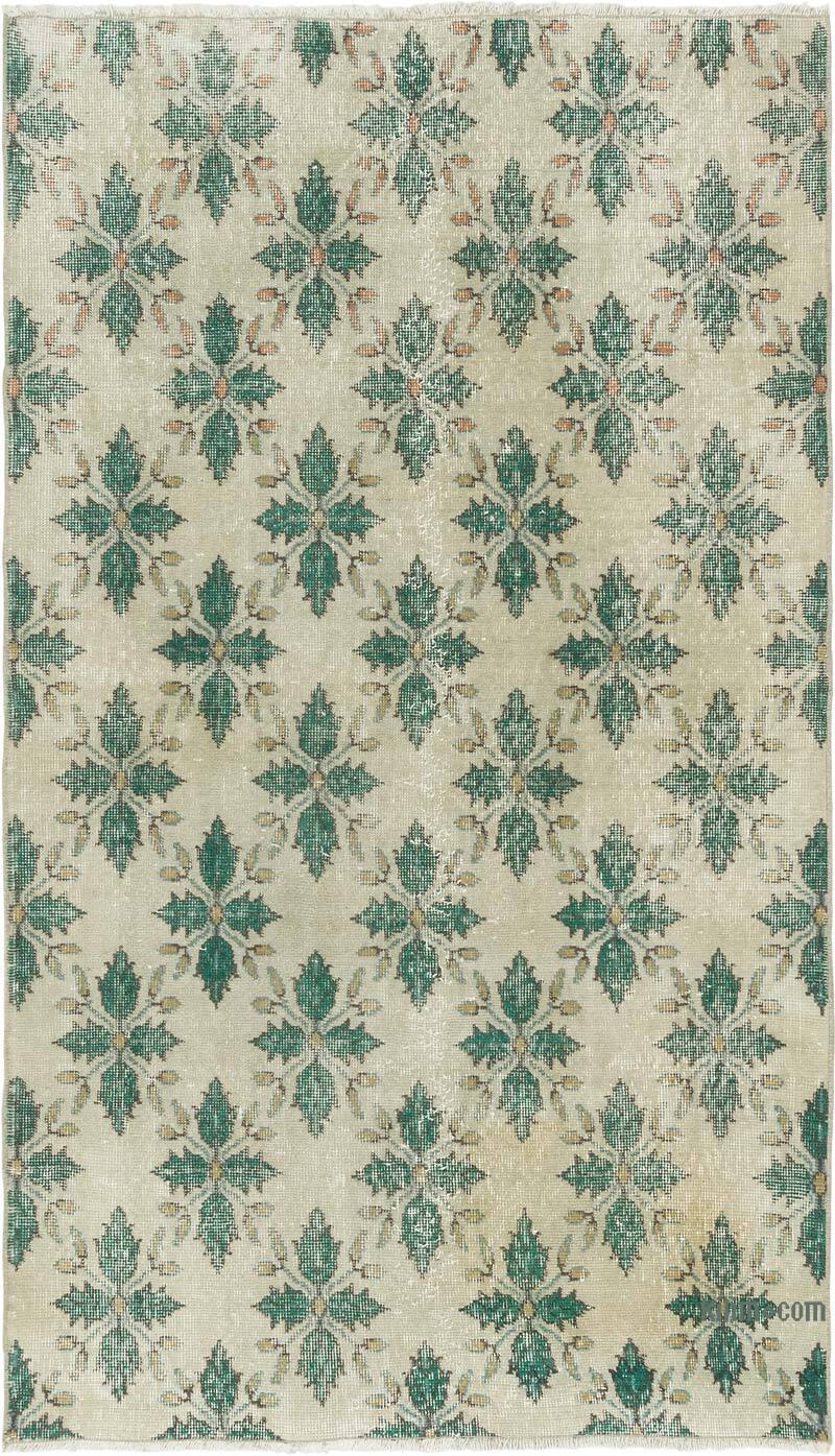 Alfombra Vintage Turca Anudada a Mano - 118 cm x 203 cm - K0081872
