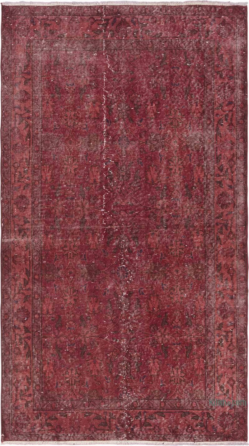 Over-dyed Vintage Hand-Knotted Turkish Rug - 3' 9" x 6' 9" (45" x 81") - K0081873