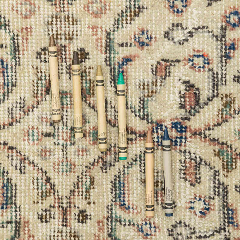 Vintage Turkish Hand-Knotted Rug - 3' 10" x 6' 11" (46" x 83") - K0081874