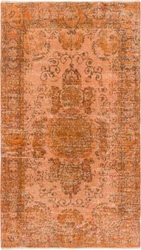 Boyali El Dokuma Vintage Hali - 150 cm x 260 cm