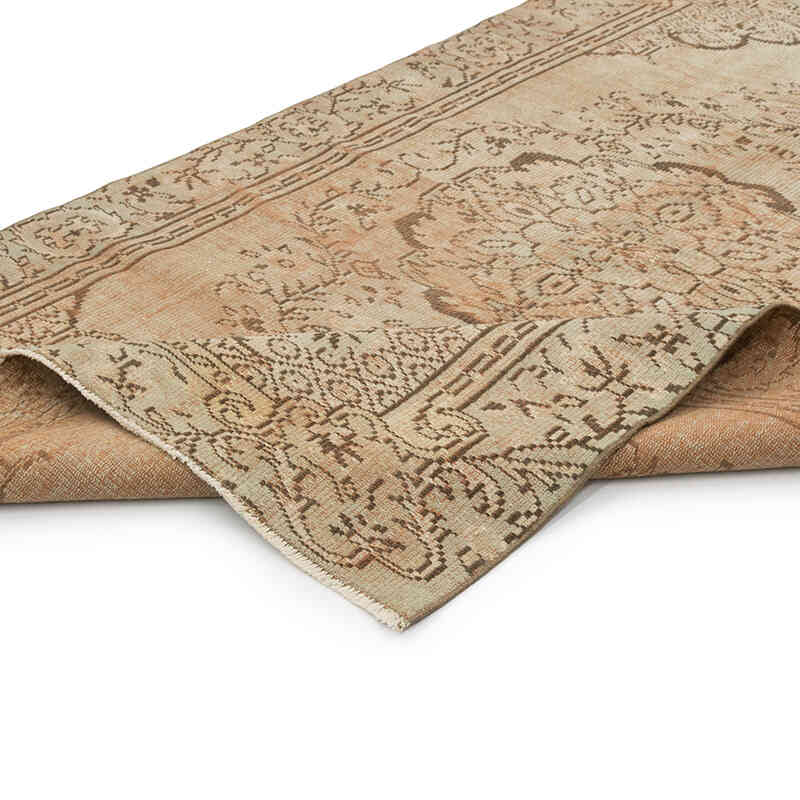 Over-dyed Vintage Hand-Knotted Turkish Rug - 5' 2" x 8'  (62" x 96") - K0081877
