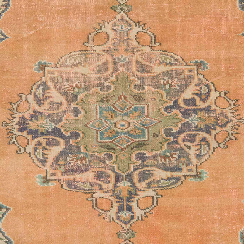 Vintage Turkish Hand-Knotted Rug - 5' 7" x 8' 7" (67" x 103") - K0081878