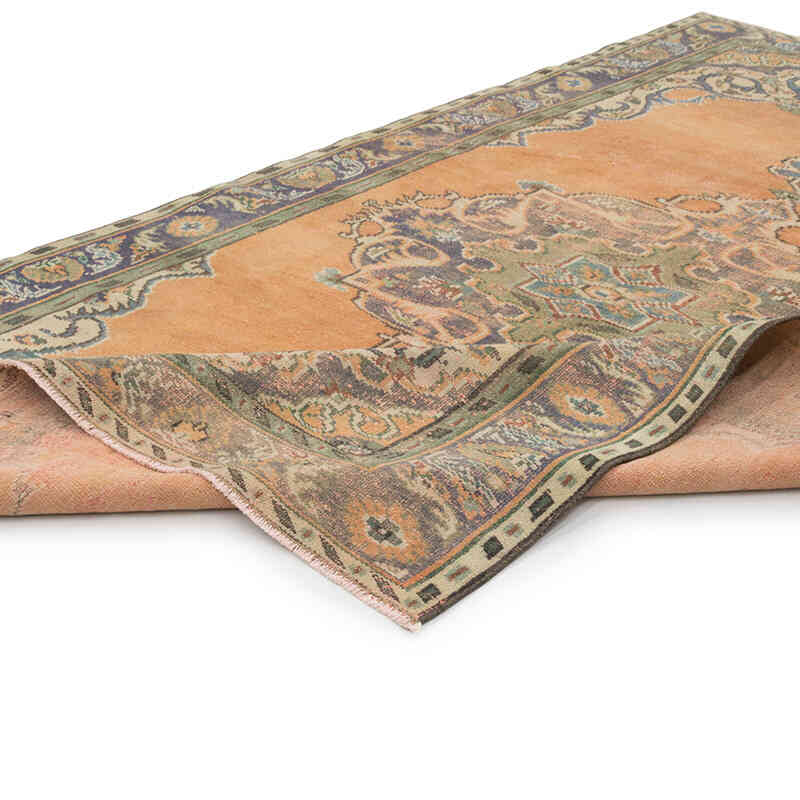 Vintage Turkish Hand-Knotted Rug - 5' 7" x 8' 7" (67" x 103") - K0081878