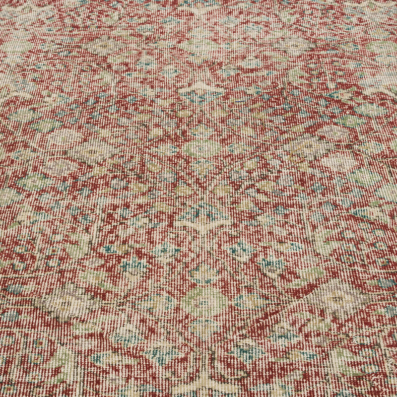Alfombra Vintage Turca Anudada a Mano - 123 cm x 214 cm - K0081879