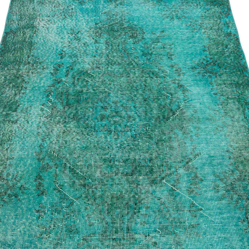 Over-dyed Vintage Hand-Knotted Turkish Rug - 3' 10" x 6' 8" (46" x 80") - K0081880
