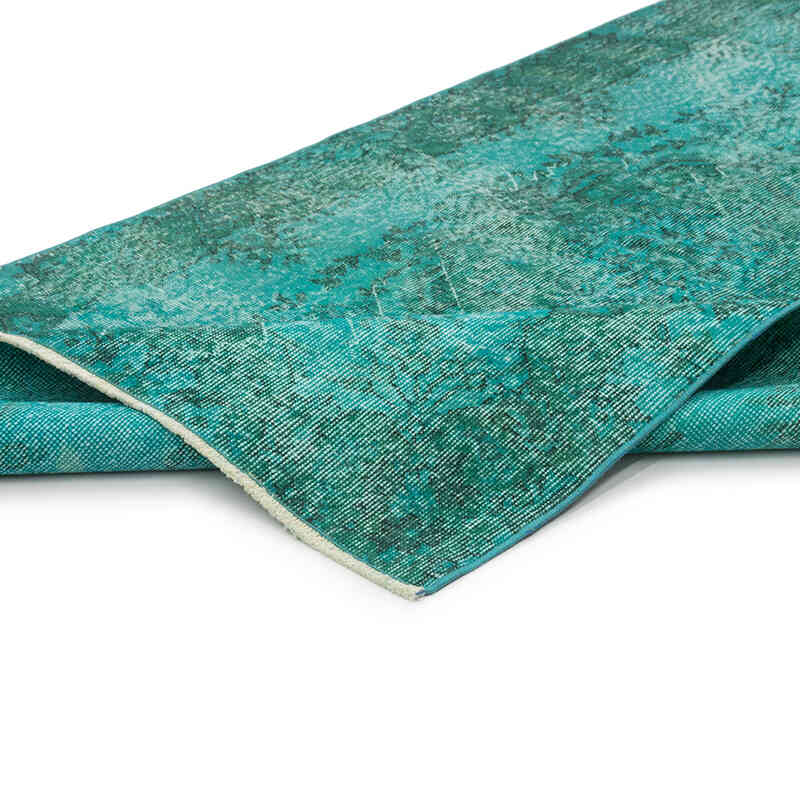 Over-dyed Vintage Hand-Knotted Turkish Rug - 3' 10" x 6' 8" (46" x 80") - K0081880