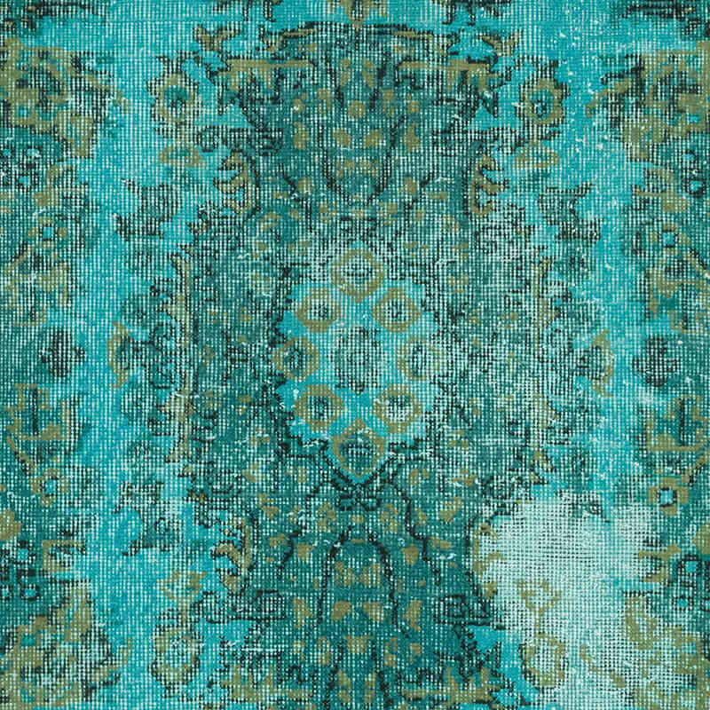Alfombra Turca Vintage Sobre-teñida - 115 cm x 221 cm - K0081881