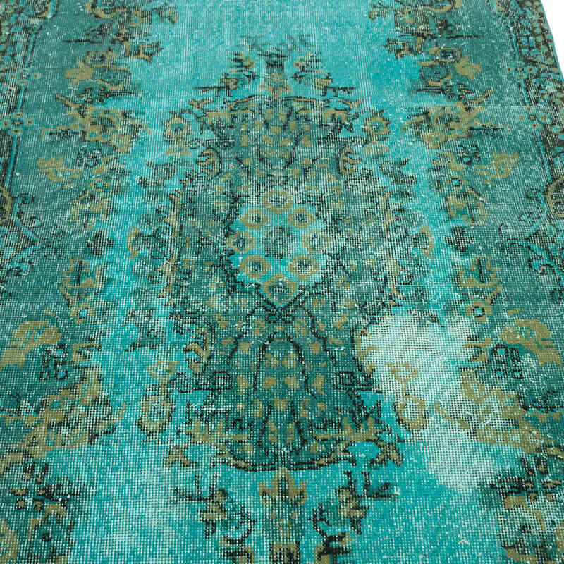 Alfombra Turca Vintage Sobre-teñida - 115 cm x 221 cm - K0081881
