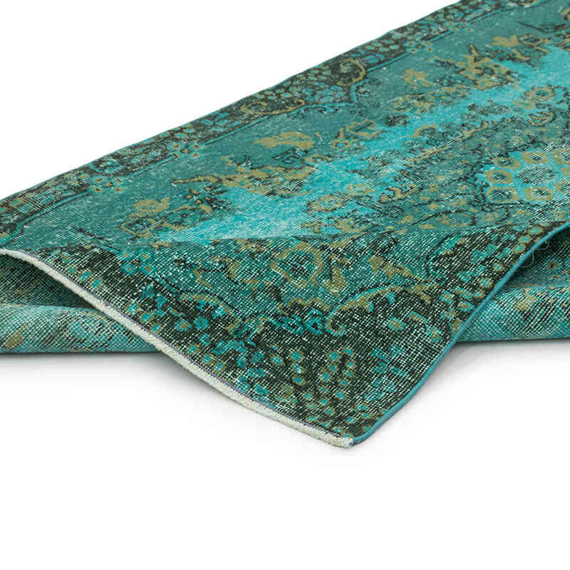 Alfombra Turca Vintage Sobre-teñida - 115 cm x 221 cm - K0081881