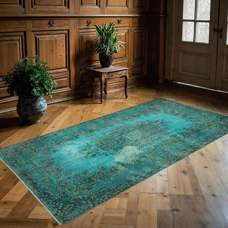 Boyali El Dokuma Vintage Hali - 115 cm x 221 cm - K0081881