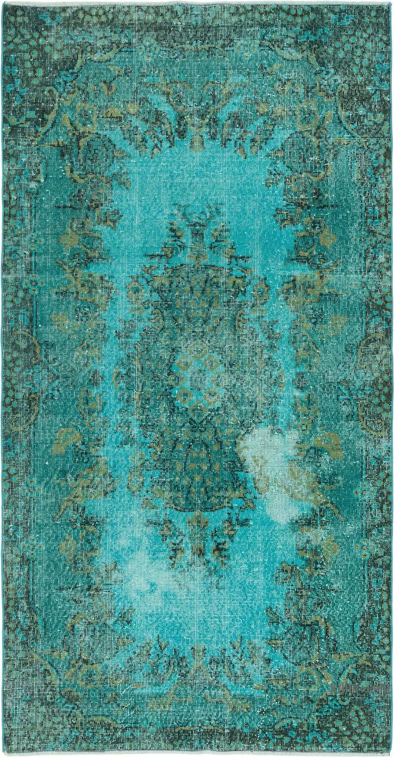 Alfombra Turca Vintage Sobre-teñida - 115 cm x 221 cm - K0081881