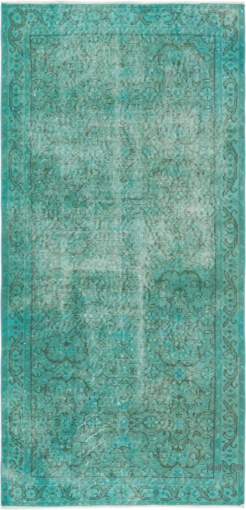 Alfombra Turca Vintage Sobre-teñida - 95 cm x 193 cm - K0081883