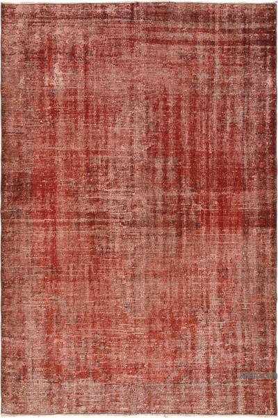 Alfombra Turca Vintage Sobre-teñida - 150 cm x 218 cm
