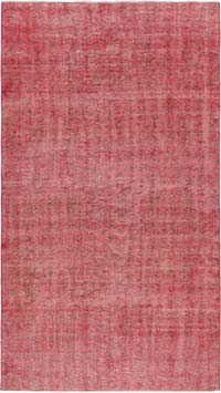 Over-dyed Vintage Hand-Knotted Turkish Rug - 4' 7" x 8' 2" (55" x 98")