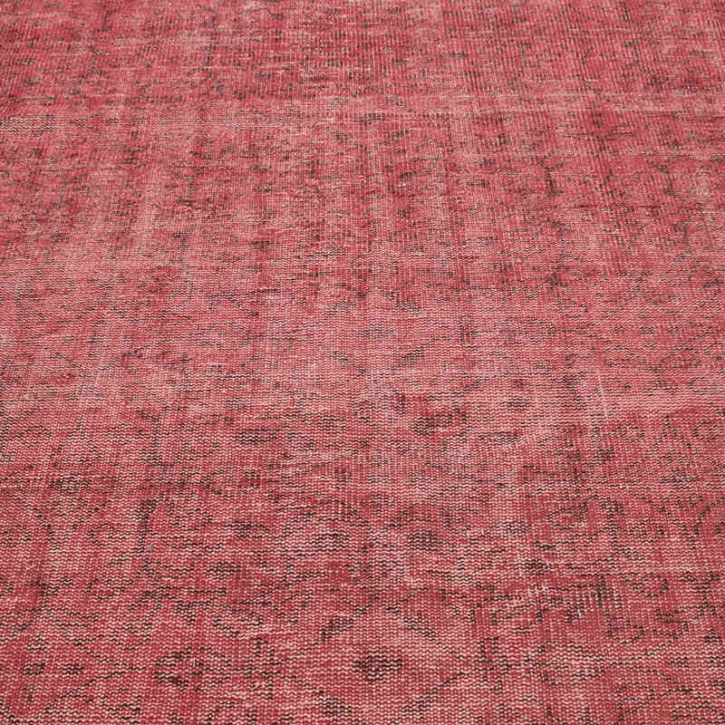 Over-dyed Vintage Hand-Knotted Turkish Rug - 4' 7" x 8' 2" (55" x 98") - K0081891