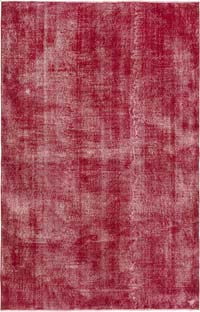 Alfombra Turca Vintage Sobre-teñida - 192 cm x 298 cm