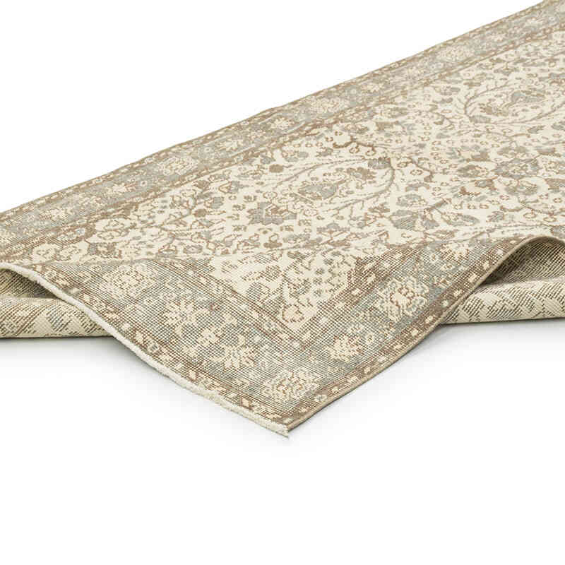 Alfombra Vintage Turca Anudada a Mano - 110 cm x 207 cm - K0081893