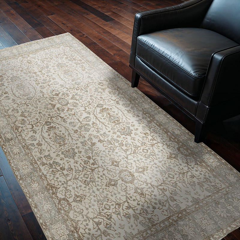 Vintage Turkish Hand-Knotted Rug - 3' 7" x 6' 9" (43" x 81") - K0081893