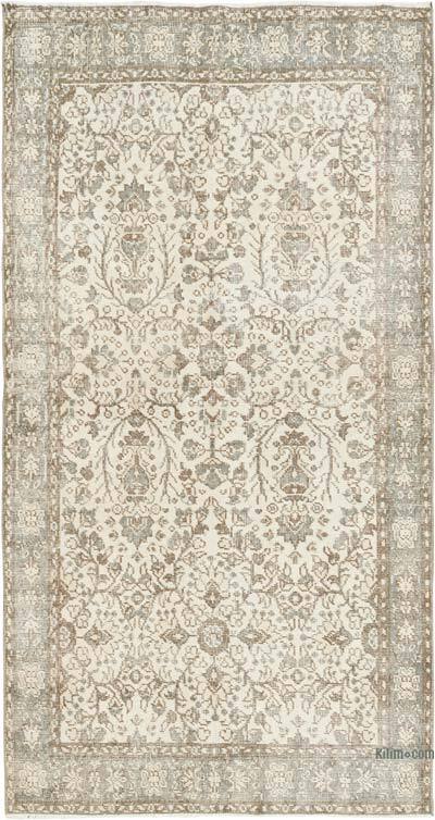 Vintage Turkish Hand-Knotted Rug - 3' 7" x 6' 9" (43" x 81")