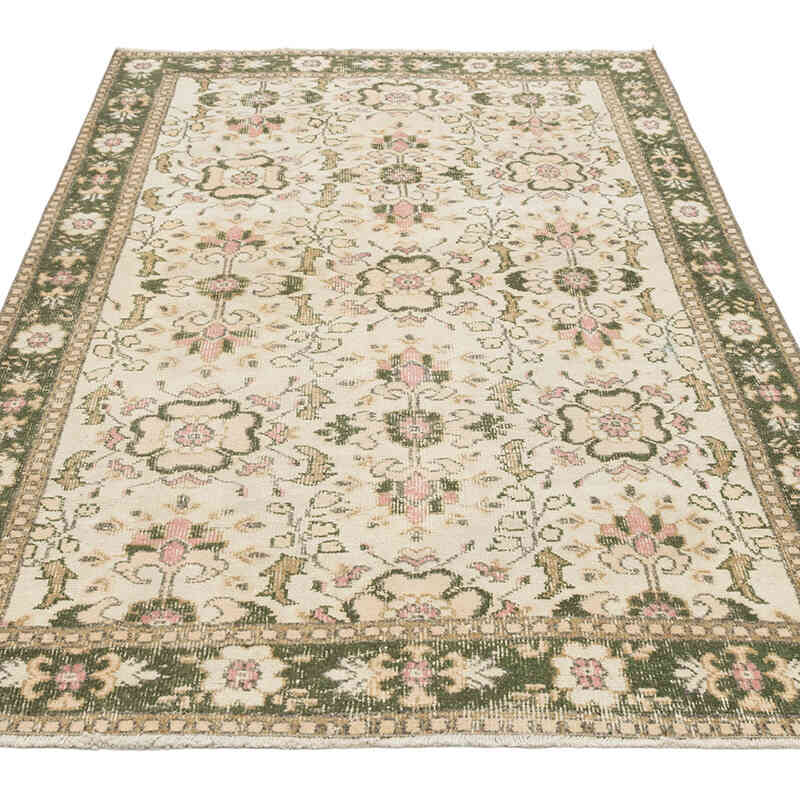 Vintage Turkish Hand-Knotted Rug - 3' 11" x 6' 11" (47" x 83") - K0081894