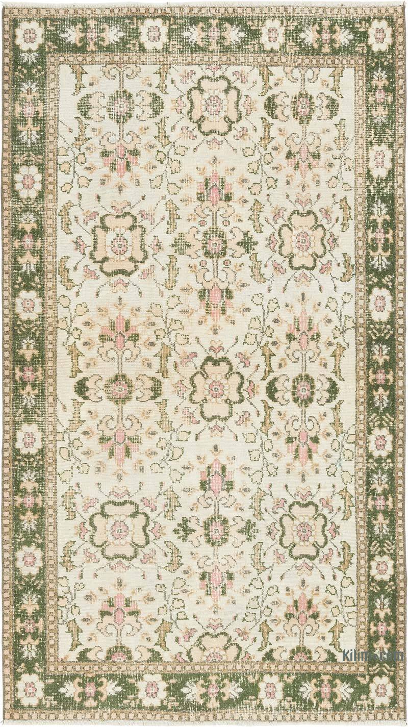 Vintage Turkish Hand-Knotted Rug - 3' 11" x 6' 11" (47" x 83") - K0081894