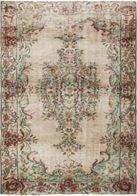 Alfombra Vintage Turca Anudada a Mano - 185 cm x 262 cm