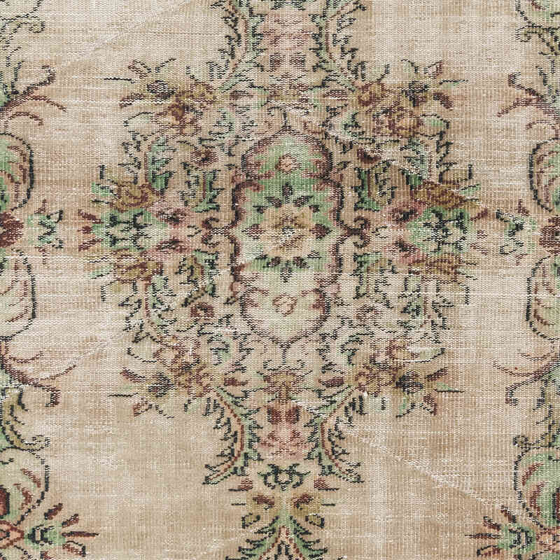 Vintage Turkish Hand-Knotted Rug - 6' 1" x 8' 7" (73" x 103") - K0081901