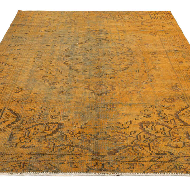 Alfombra Turca Vintage Sobre-teñida - 165 cm x 249 cm - K0081902
