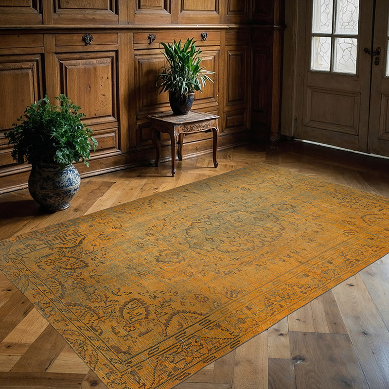 Boyali El Dokuma Vintage Hali - 165 cm x 249 cm - K0081902