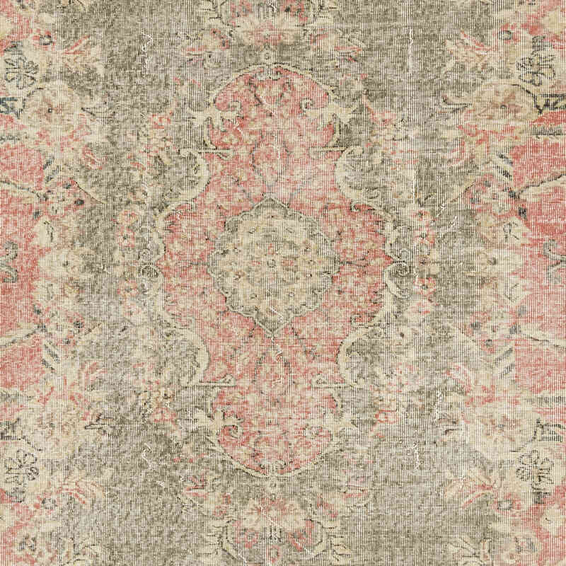 Vintage Turkish Hand-Knotted Rug - 5' 9" x 8' 8" (69" x 104") - K0081904