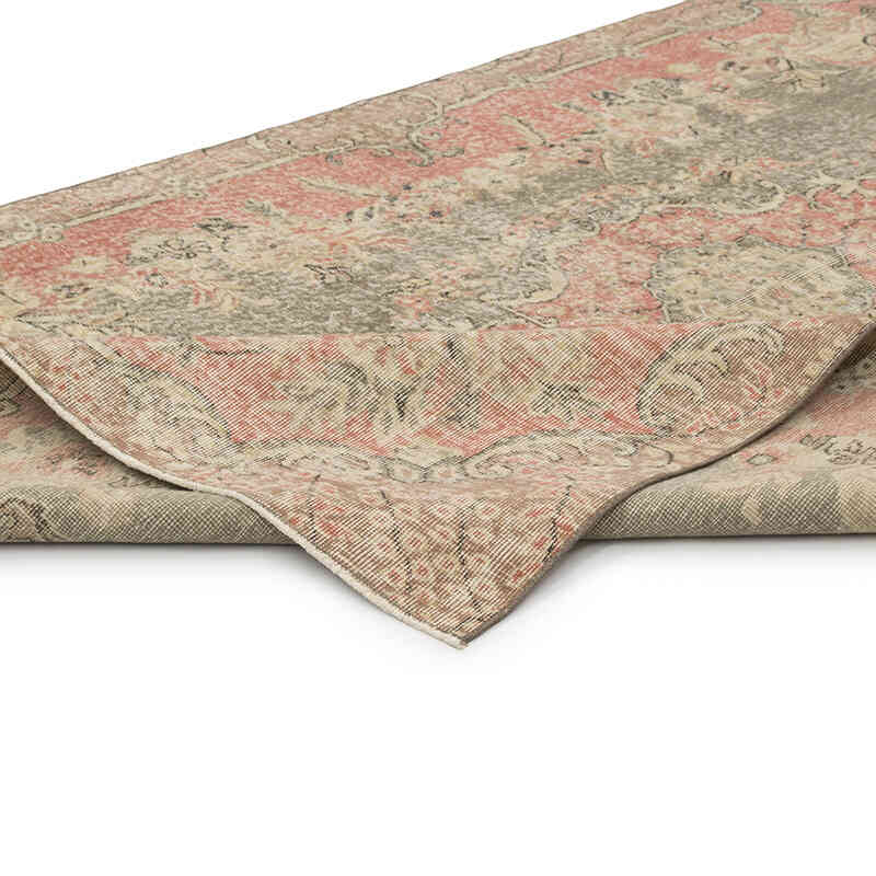 Vintage Turkish Hand-Knotted Rug - 5' 9" x 8' 8" (69" x 104") - K0081904