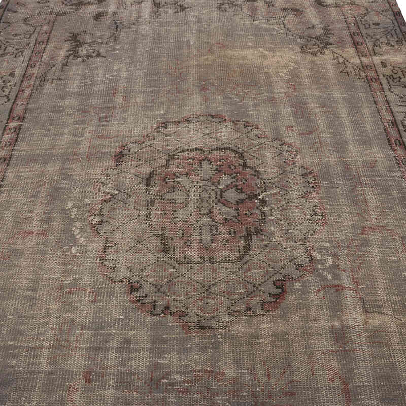 Over-dyed Vintage Hand-Knotted Turkish Rug - 5' 11" x 8' 11" (71" x 107") - K0081906
