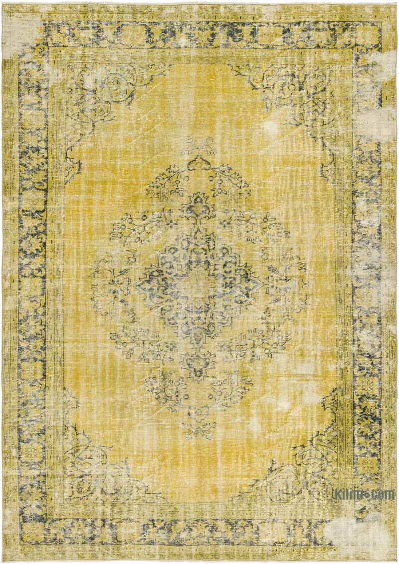 Alfombra Vintage Turca Anudada a Mano - 222 cm x 313 cm - K0081908